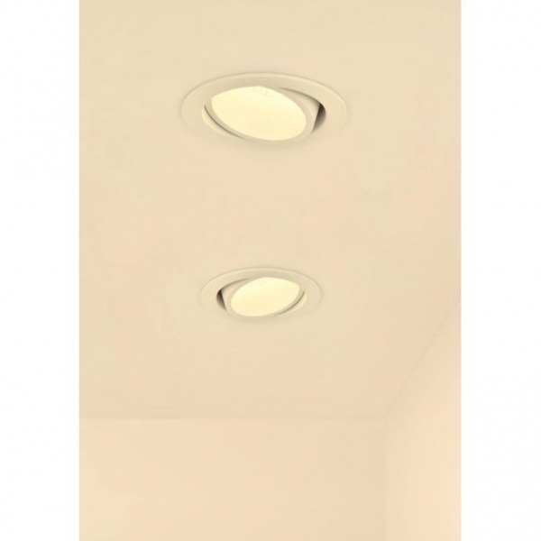 DK4000-WH Встраиваемый светильник, IP 20, 5 Вт, LED 3000, белый, алюминий