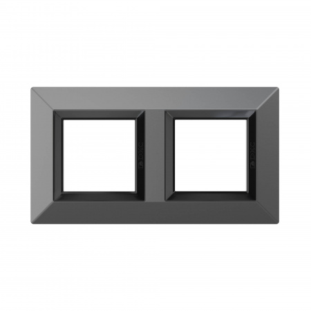 DKC Avanti Темно-Серый Металл Рамка 4 модуля