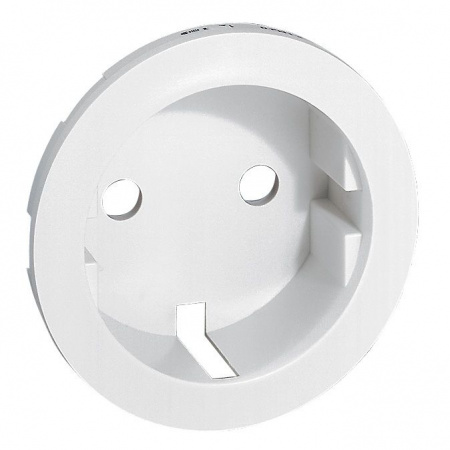 Legrand Celiane Бел Накладка розетки с/з, для винт и безвинт зажимов (мех 67153, 67161)