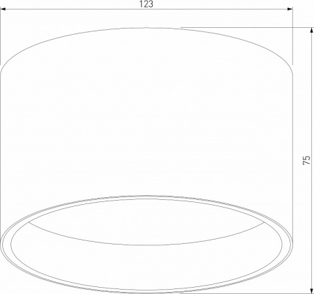 Banti 13W 3000K черный (25123/LED) / Светильник потолочный светодиодный 25123/LED Elektrostandard Banti a063929