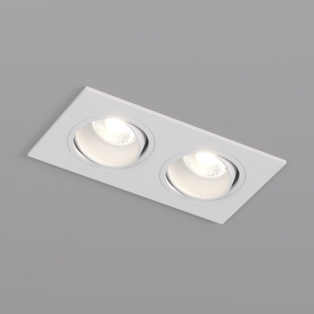 DK3072-WH Встраиваемый светильник, IP 20, 10 Вт, GU5.3, LED, белый/белый, пластик