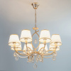 Классическая люстра 60091/8 перламутровое золото Eurosvet Salita