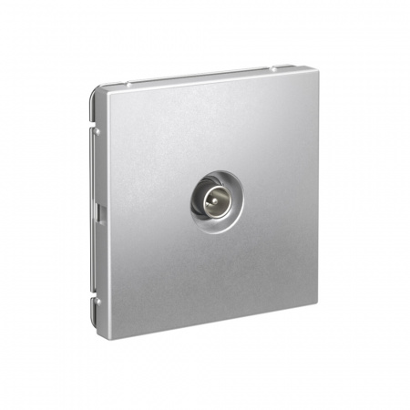 Systeme Electric ArtGallery Алюминий TV Розетка оконечная 1DB, механизм