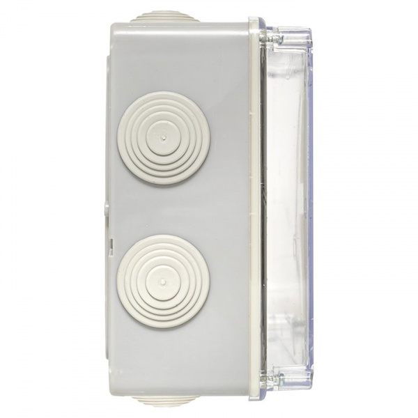 EKF PROxima Коробка распаячная КМР-050-042пк пылевлагозащищенная, 10 мембранных вводов, уплотнительный шнур, прозрачная крышка (190х140х70)