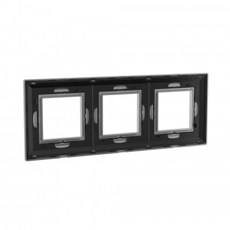 DKC Avanti Светло-Серебристый Металл Рамка 6 модулей