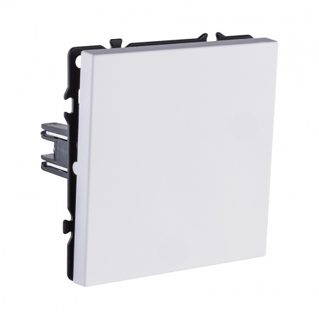 Выключатель 1-клавишный перекрестный 10А/250В, белый глянцевый Kollinger Eclipse EC-003WG