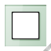 JUNG A creation Стекло Матовое Рамка 4-ая