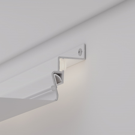 Arlight Профиль STRETCH-SHADOW-M-2000 WHITE (A2-CONTOUR-PRO) (Алюминий)