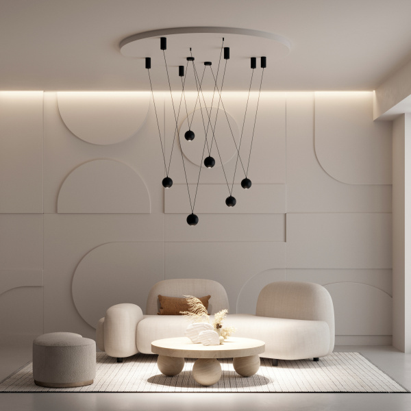 Подвесной светодиодный светильник Arlight SP-Elementa-Dome-R71-9W Warm3000 032776