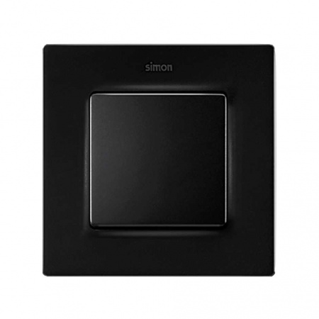 Simon S82 Concept Матовый черный, Рамка на 1 пост