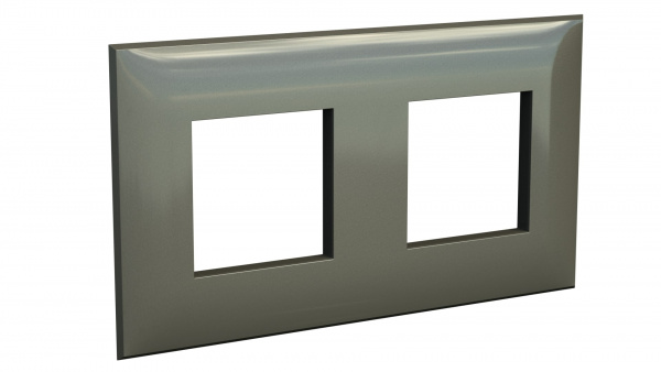 DKC Avanti Серый жемчуг Рамка 4 модуля