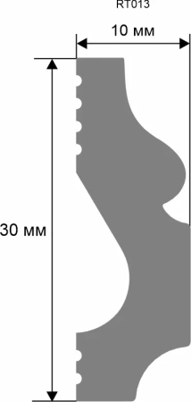 Молдинг. 2000×30×10 мм RT013
