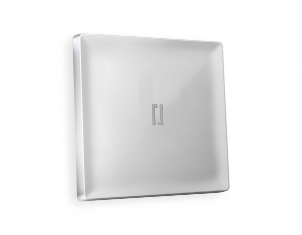 Лицевая панель ALFA (Серебро глянец) для 1-клавишных  выключателей с подсветкой QUANT AP4020