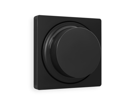 Лицевая панель ALFA (Черный матовый) для светорегулятора универсального QUANT AP8055