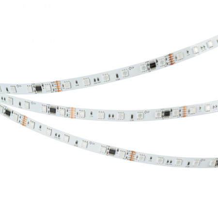 Arlight Лента DMX-B60-10mm 24V RGB-PX6 (14 W/m, IP20, 5060, 5m) (бегущий огонь)