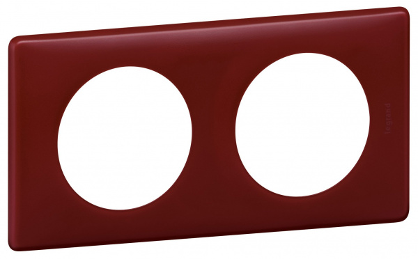 Legrand Celiane Перкаль бордо Рамка 2-я (2+2 мод)