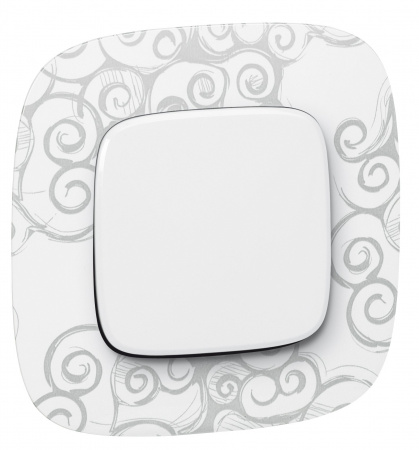 Legrand Valena ALLURE Нарцисс хром Рамка 1-ая