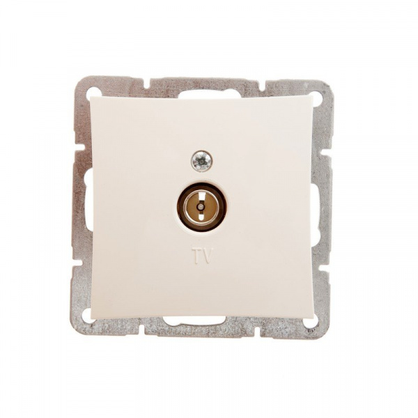 Schneider Electric Дуэт Беж Розетка TV единственная 0,7dB