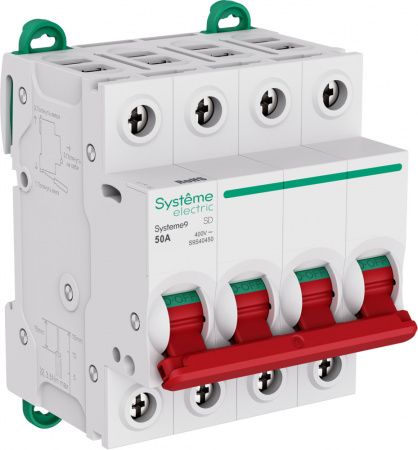 Systeme Electric Systeme9 Выключатель нагрузки (ВН) 4P 50A 400В