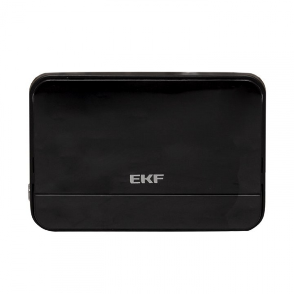 Звонок беспр. на батарейках Classic (2х1,5В АА, черный, 51 мелод. с индик. 4 ур.) EKF