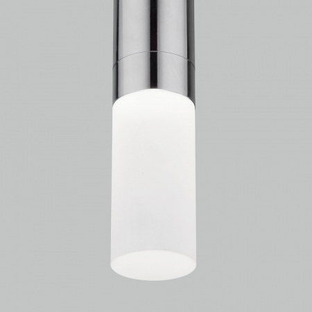 Подвесной светодиодный светильник 50210/1 LED хром Eurosvet Axel