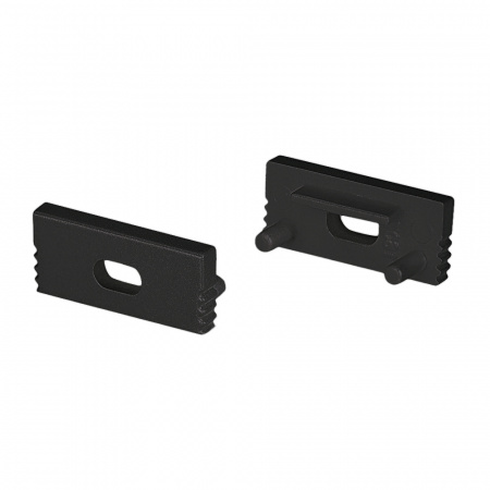 Arlight Заглушка SL-SLIM-H7 BLACK с отверстием (Пластик)