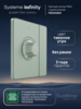 Systeme Electric Systeme Infinity Таежное утро Светорегулятор TRIAC c выключателем 300Вт