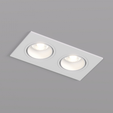 DK3072-WH Встраиваемый светильник, IP 20, 10 Вт, GU5.3, LED, белый/белый, пластик