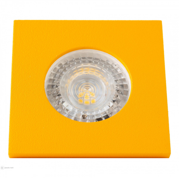DK2031-YE Встраиваемый светильник, IP 20, 50 Вт, GU10, желтый, алюминий