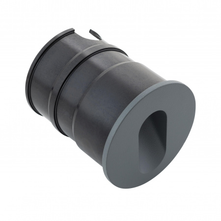 DK1013-DG Светильник встраиваемый в стену, IP 54, LED, 1 Вт, серый, алюминий