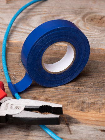 EKF Basic Изолента класс А (0,18х19мм) (20м.) синяя