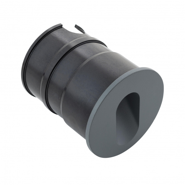 DK1013-DG Светильник встраиваемый в стену, IP 54, LED, 1 Вт, серый, алюминий