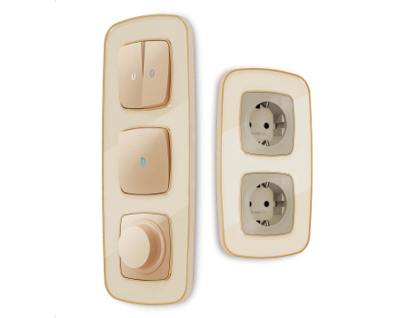 Рамка OMEGA Coint (Бежевый Стекло органическое/Шампань) 3-ая OF640343