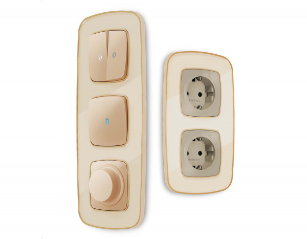 Рамка OMEGA Coint (Бежевый Стекло органическое/Шампань) 4-ая OF640344