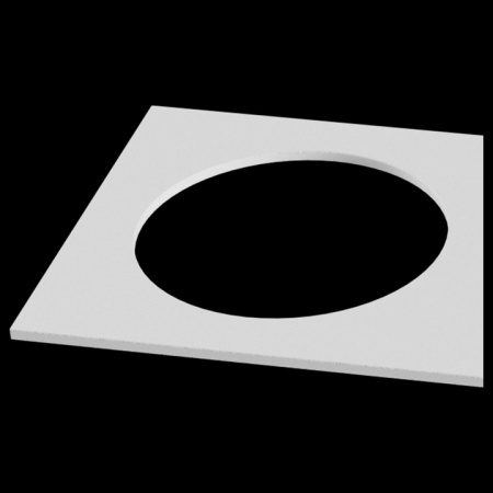 Рамка декоративная для встраиваемого светильника Kappell белый DLA040-04W Maytoni Accessories for downlight