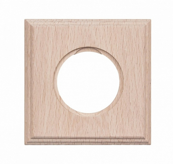 BIRONI Шедель Бук Натурэль Рамка 1-ая на бревно 240мм (скрытый монтаж)