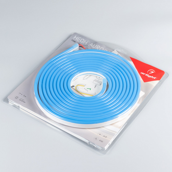 Arlight Лента герметичная AURORA-PS-A120-16x8mm 24V Blue (10 W/m, IP65, 2835, 5m) (-) Arlight Лента герметичная AURORA-PS-A120-16x8mm 24V Blue (10 W/m, IP65, 2835, 5m) (-)