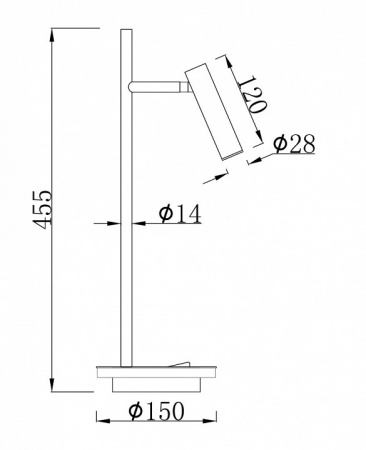 Настольный светильник Z010TL-L8B3K Maytoni Estudo