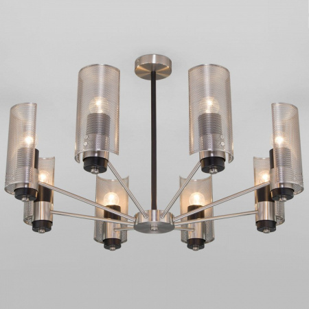 Люстра в стиле лофт 70139/8 никель Eurosvet Grino
