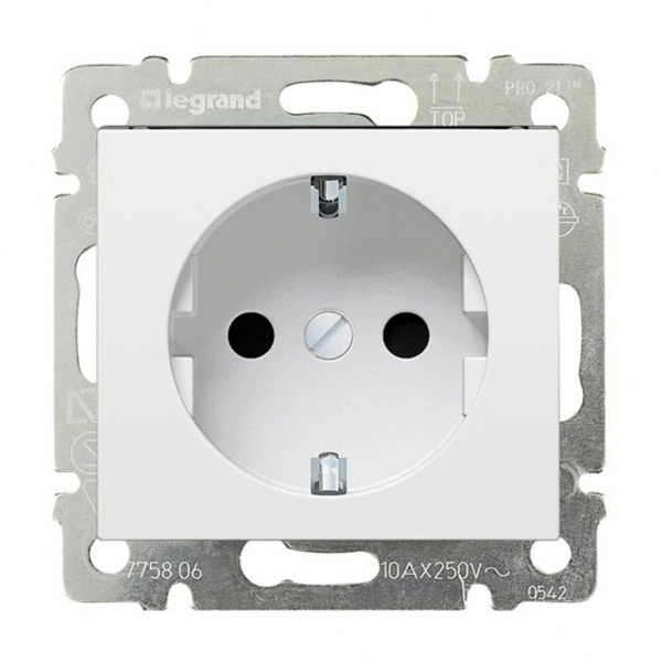 Legrand DIY Valena Бел Розетка 1-ая с/з