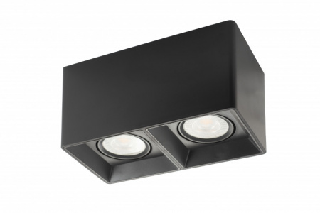 DK3035-BK Светильник накладной IP 20, 10 Вт, GU5.3, LED, черный, пластик