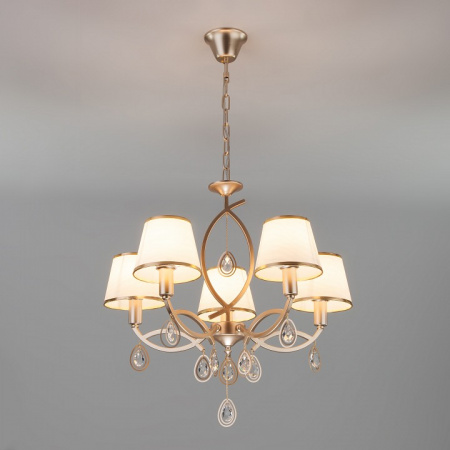 Классическая люстра 60091/5 перламутровое золото Eurosvet Salita
