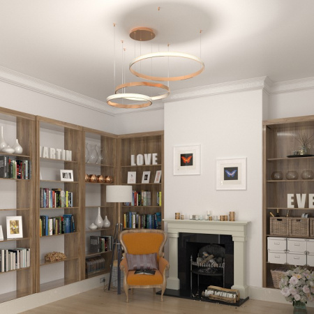 Подвесной светильник Posh 90175/3 медный 100W Eurosvet Posh