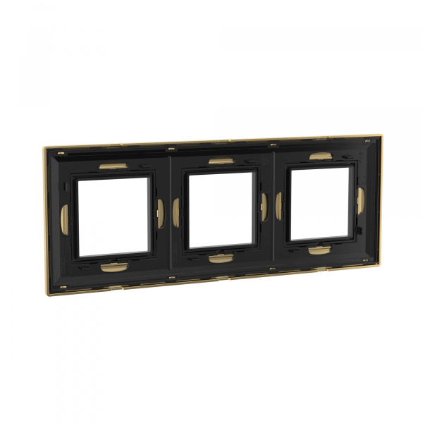 DKC Avanti Золотой Металл Рамка 6 модулей