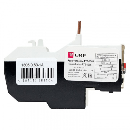 EKF PROxima Реле тепловое РТЭ-1305 0,63-1А