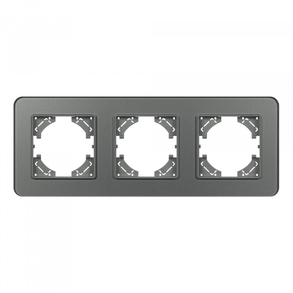 Arlight Рамка стеклянная FRM-OMALI-GS-3-GR (-)