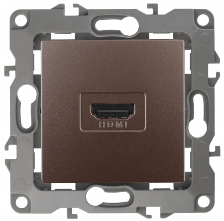 ЭРА 12-3114-13 Бронза Розетка HDMI, IP20, 12