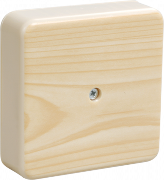 IEK Коробка КМ41206-04 распаячная для о/п 50х50х22 мм сосна (4 клеммы 3мм2)