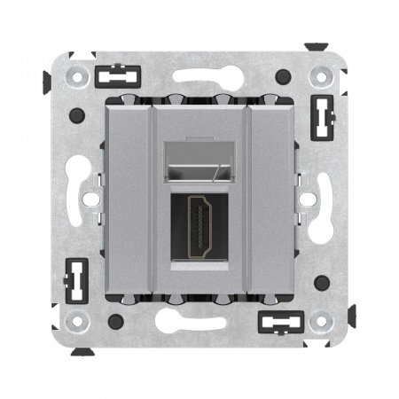 DKC Avanti Закаленная сталь Розетка одинарная тип А-А HDMI