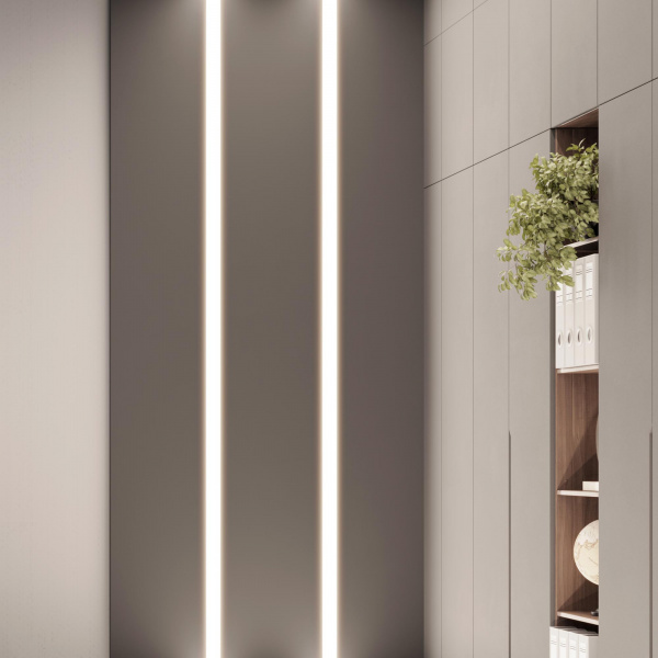 Arlight Профиль LINIA60-FANTOM-3000 ANOD (Алюминий)